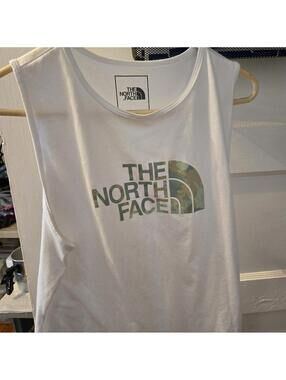 The North Face White Sleeveless Top with Logo